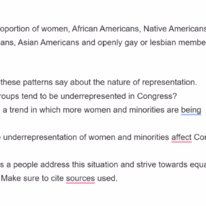 [Solved] POLI330N Week 5 Assignment: Representation in Congress
